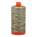 Aurifil embroidery thread spool in Varigated Leaves (4650) - 50wt 1300m