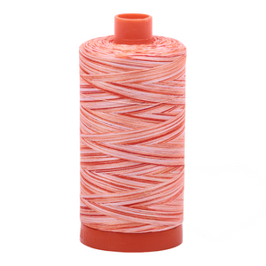 Aurifil embroidery thread spool in Varigated Mango Mist (4659) - 50wt 1300m