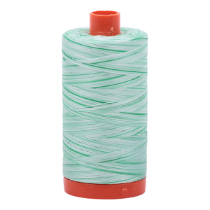 Aurifil Thread 50wt 1300m Varigated Mint Julep 4661