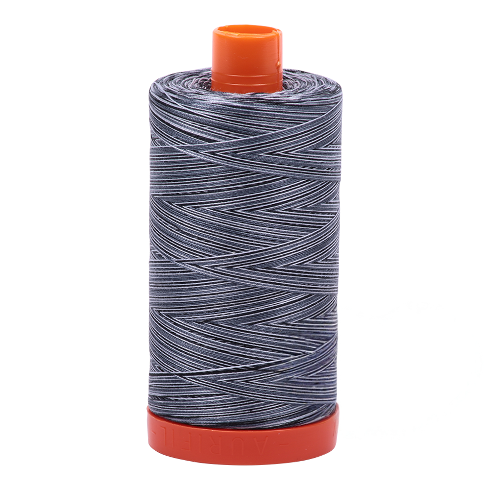 Aurifil 50wt thread, 1300m spool, Variegated Stonefields shade 4664