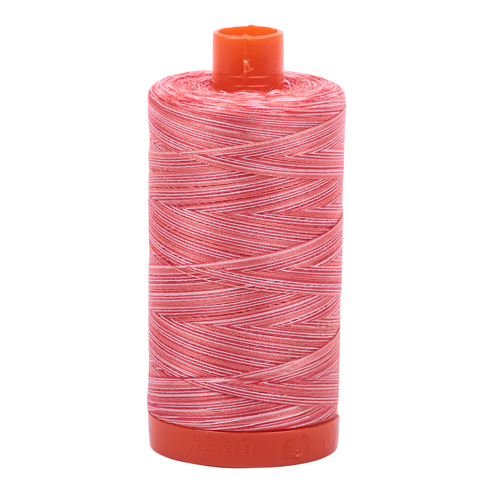Aurifil embroidery thread spool in Strawberry Parfait (4668) - 50wt 1300m