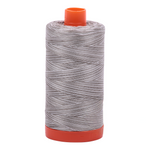 Aurifil 50wt thread, 1300m spool, Variegated Silver Fox shade 4670