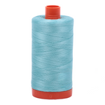 Aurifil 50wt thread, 1300m spool, Light Turquoise shade 5006