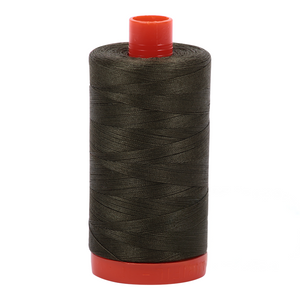 Aurifil Thread 50wt 1300m Dark Green 5012