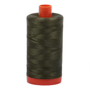 Aurifil Thread 50wt 1300m Medium Green 5023