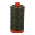 Aurifil embroidery thread spool in Medium Green (5023) - 50wt 1300m