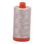 Aurifil embroidery thread spool in Pewter (6711) - 50wt 1300m