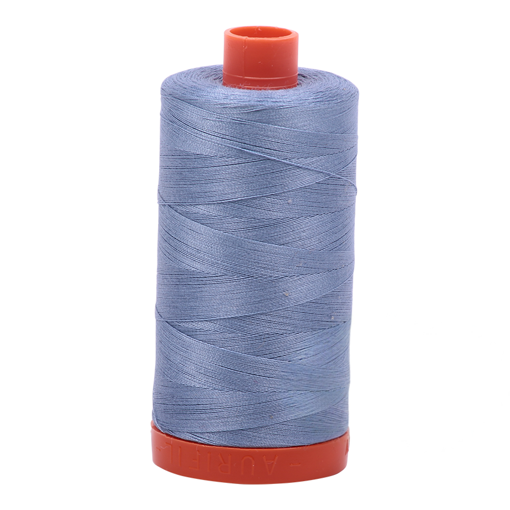 Aurifil embroidery thread spool in Slate (6720) - 50wt 1300m