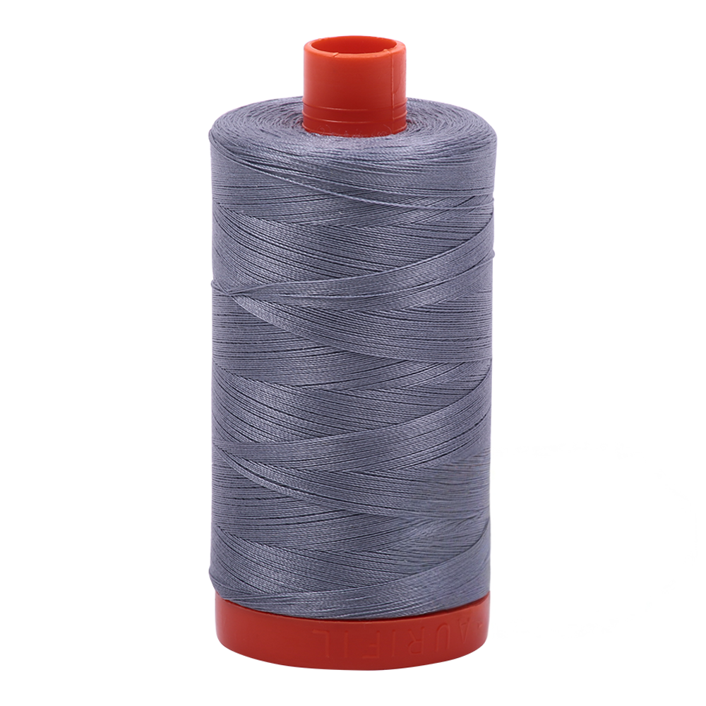 Aurifil 50wt thread, 1300m spool, Swallow shade 6734