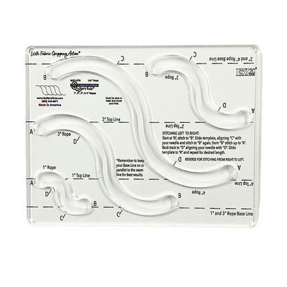 Quilter's Rule ¼" Captured Foot Rope 1" to 4" Pack of 1