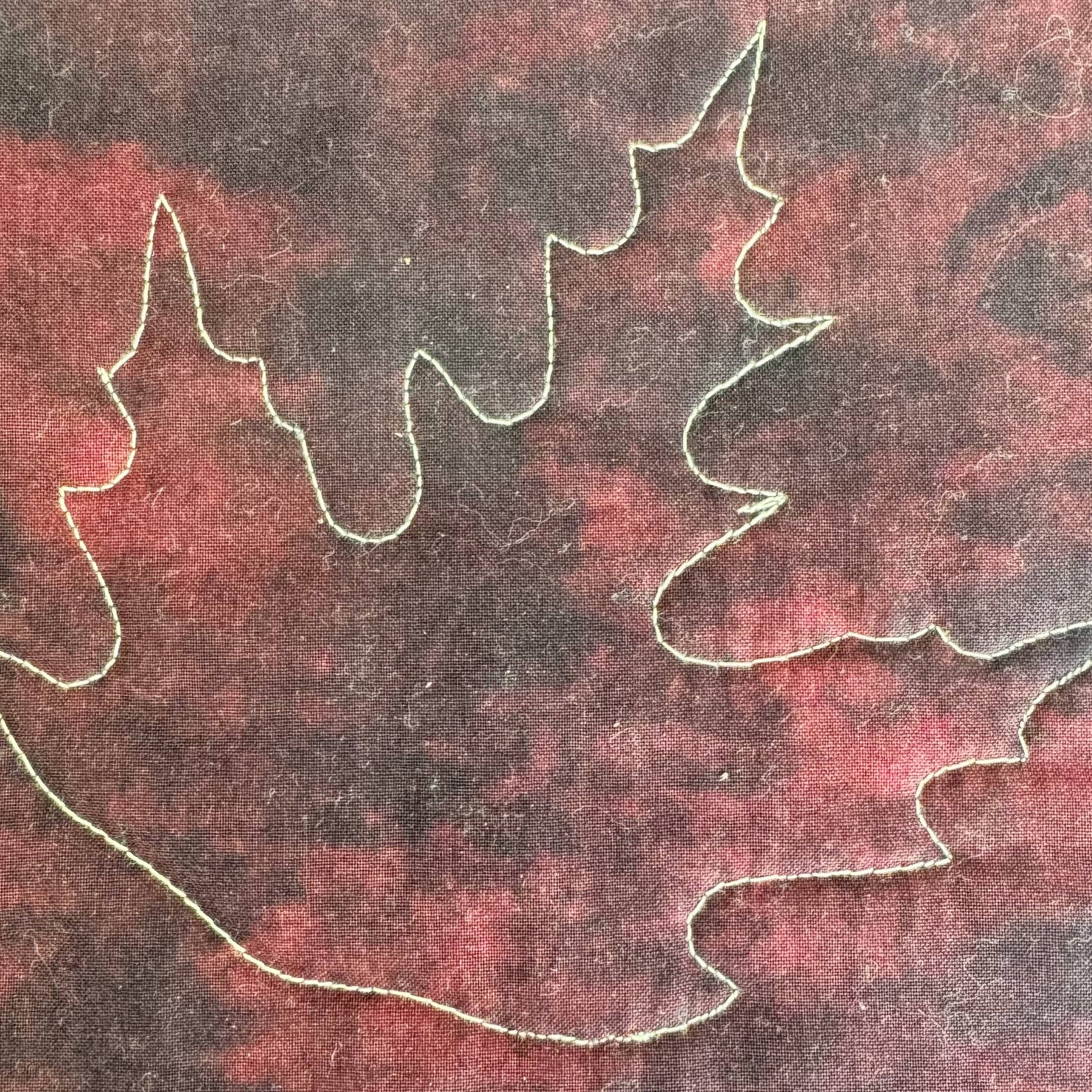 Quilter's Rule ¼" Leaf 1 - quilting ruler and template - packaging