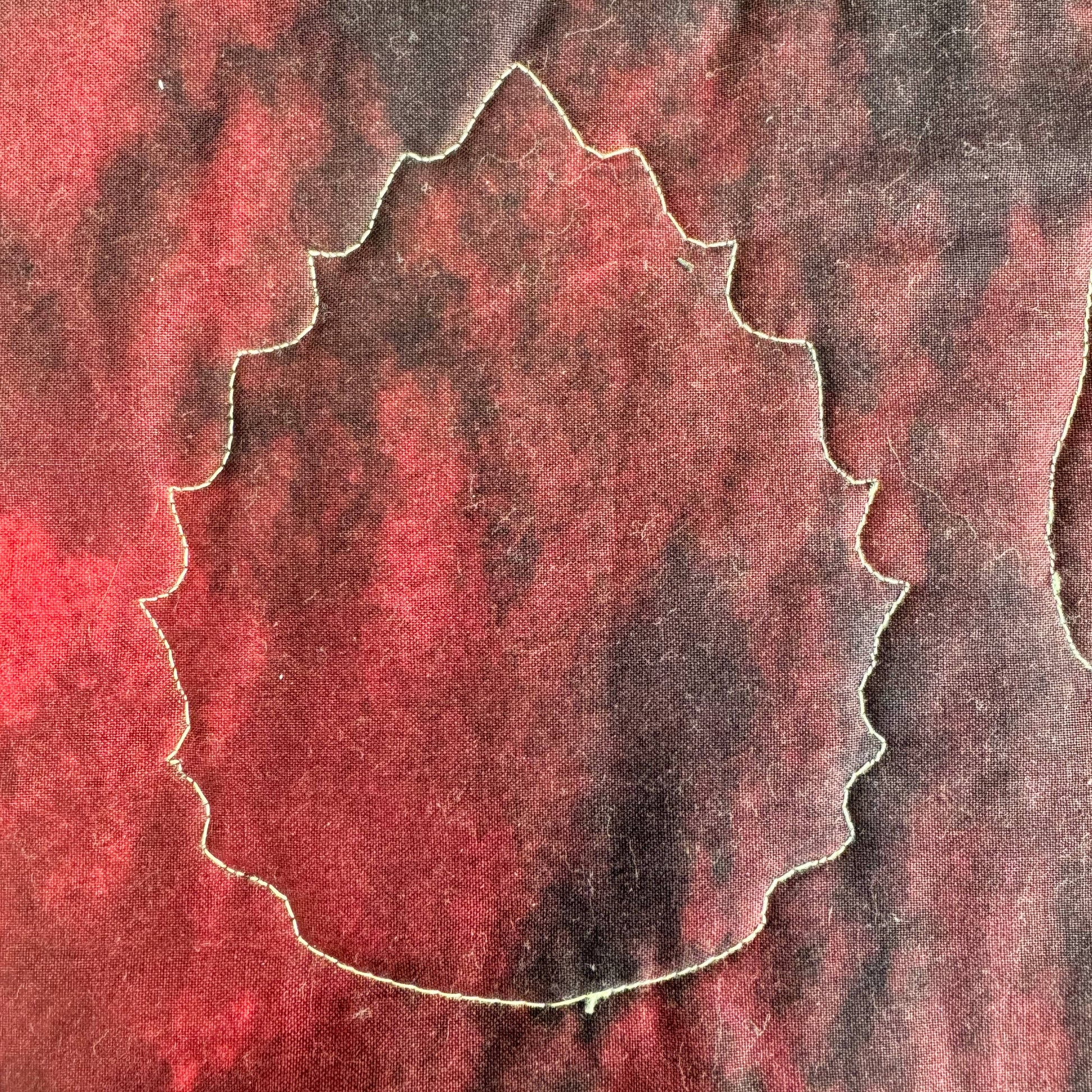Quilter's Rule ¼" Leaf 4 - quilting ruler and template - alternate angle