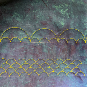 Quilter's Rule ¼" Clamshells 1" to 4" Pack of 1