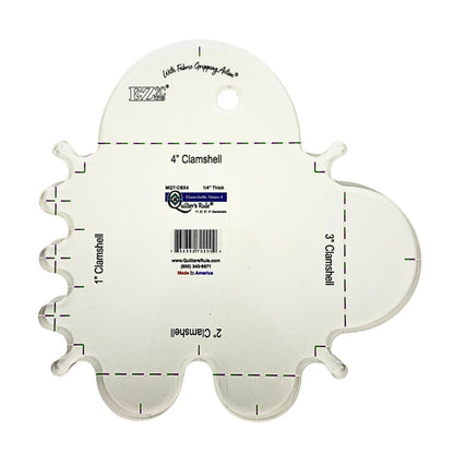 Quilter's Rule ¼" Clamshells 1" to 4" Pack of 1