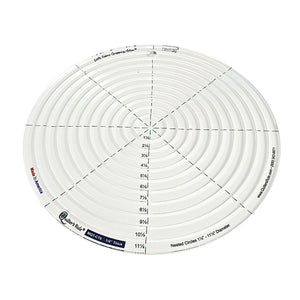 Quilter's Rule ¼" Nested Circles 1½" to 11½" Set of 11