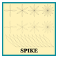 Quilter's Rule ¼" Frond Feathers 2 Ash & Spike