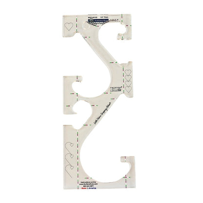 Quilter's Rule ¼" 1"- 4" Hanging Heart Chain