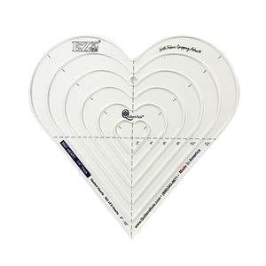 Quilter's Rule ¼" Nested Hearts 2" - 12"  Set of 6