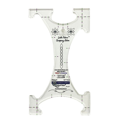 Quilter's Rule ¼" Pointed Leaf/Oval 1 Pack of 1