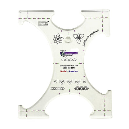 Quilter's Rule ¼" Pointed Leaf/Oval 2 Pack of 1