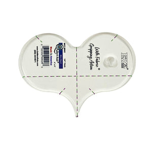 Quilter's Rule ¼" Mini Heart 4" x 5" Pack of 1