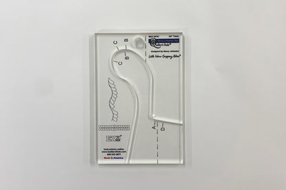 Quilter's Rule ¼" Small Feather Tool by Nancy Johnston