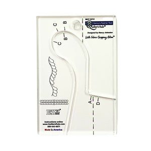 Quilter's Rule ¼" Small Feather Tool by Nancy Johnston