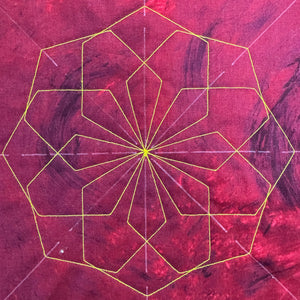 Quilter's Rule ¼" Nested Mini Hexagons 1" to 4" Set of 4