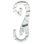 Clear plastic double loop shaped quilting template with clear registration marks that are easy to see, and a non slip backing that provides a fabric gripping action. Available as 5 or 6 inches.