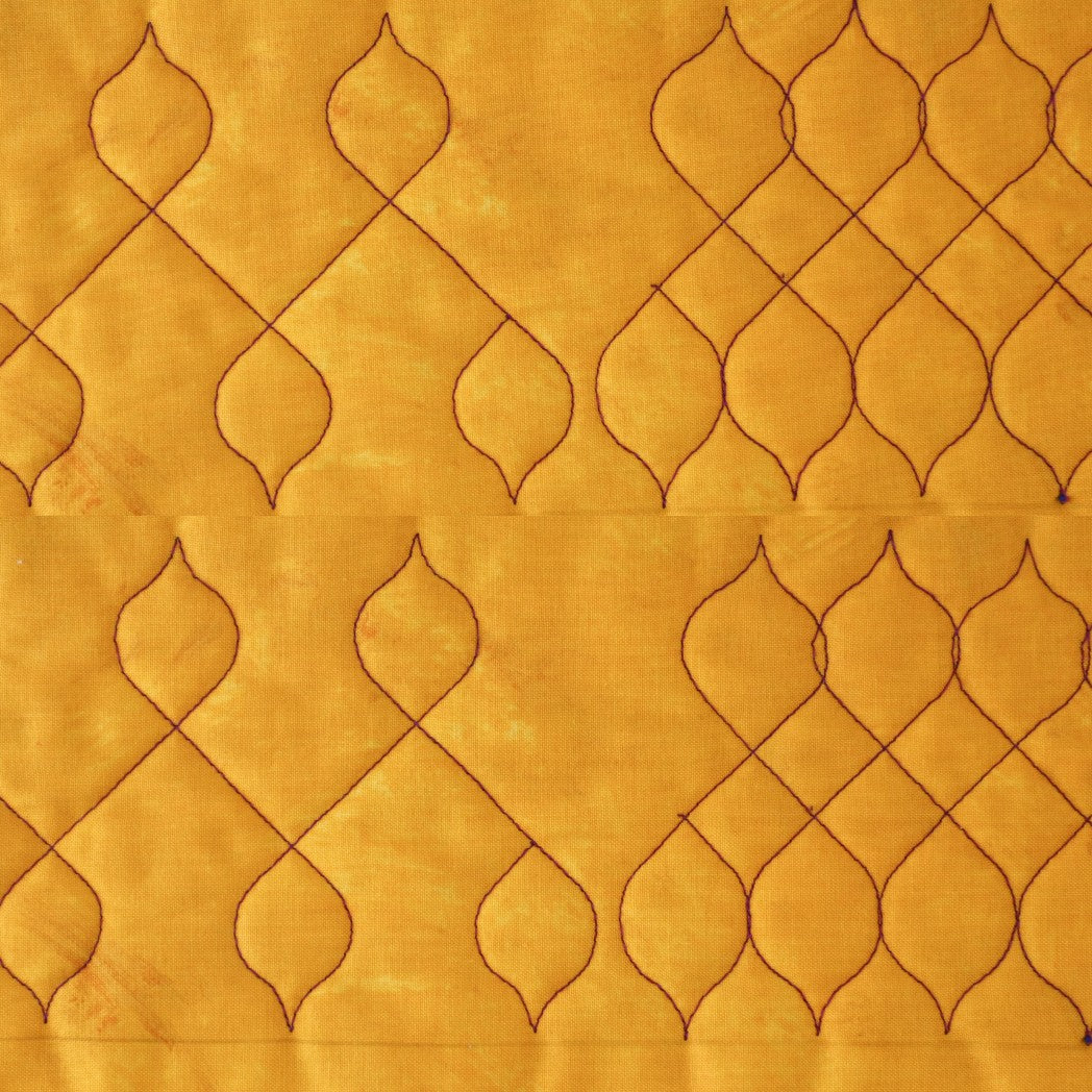 Quilter's Rule ¼" Pointed Loop to Loop 4" - quilting ruler and template - packaging