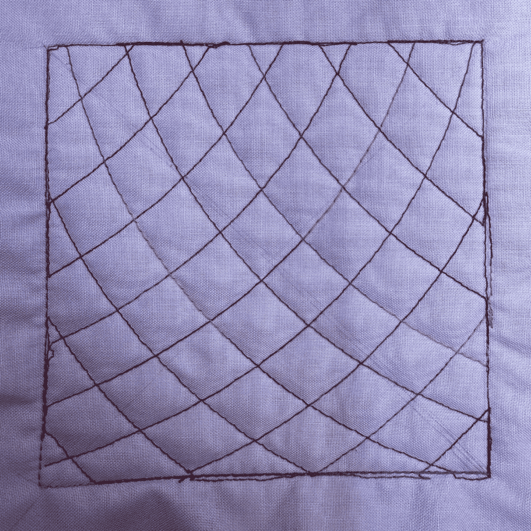 Quilter's Rule ¼" Ronda's Curve Crescent Moon Large - quilting template set for patchwork blocks - alternate angle