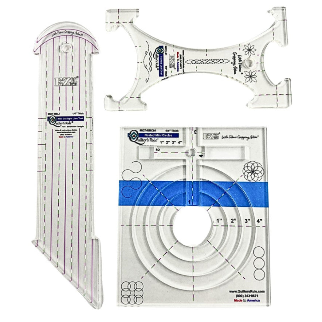 Quilter's Rule ⅛" Starter Set - quilting ruler and template