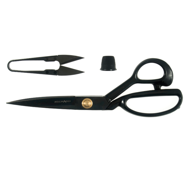 Milward Gift Set Tailor's Shears 28cm, Thread Snips 10cm and Thimble