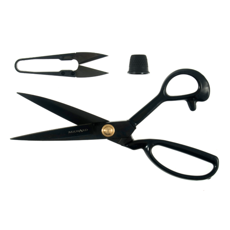 Milward Gift Set Tailor's Shears 28cm, Thread Snips 10cm and Thimble