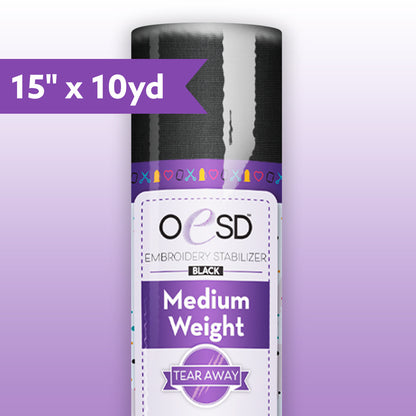 OESD Medium Tear-Away Black