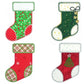 Mini Stockings set -Digital Download - craft pattern by V-Stitch Designs - in use