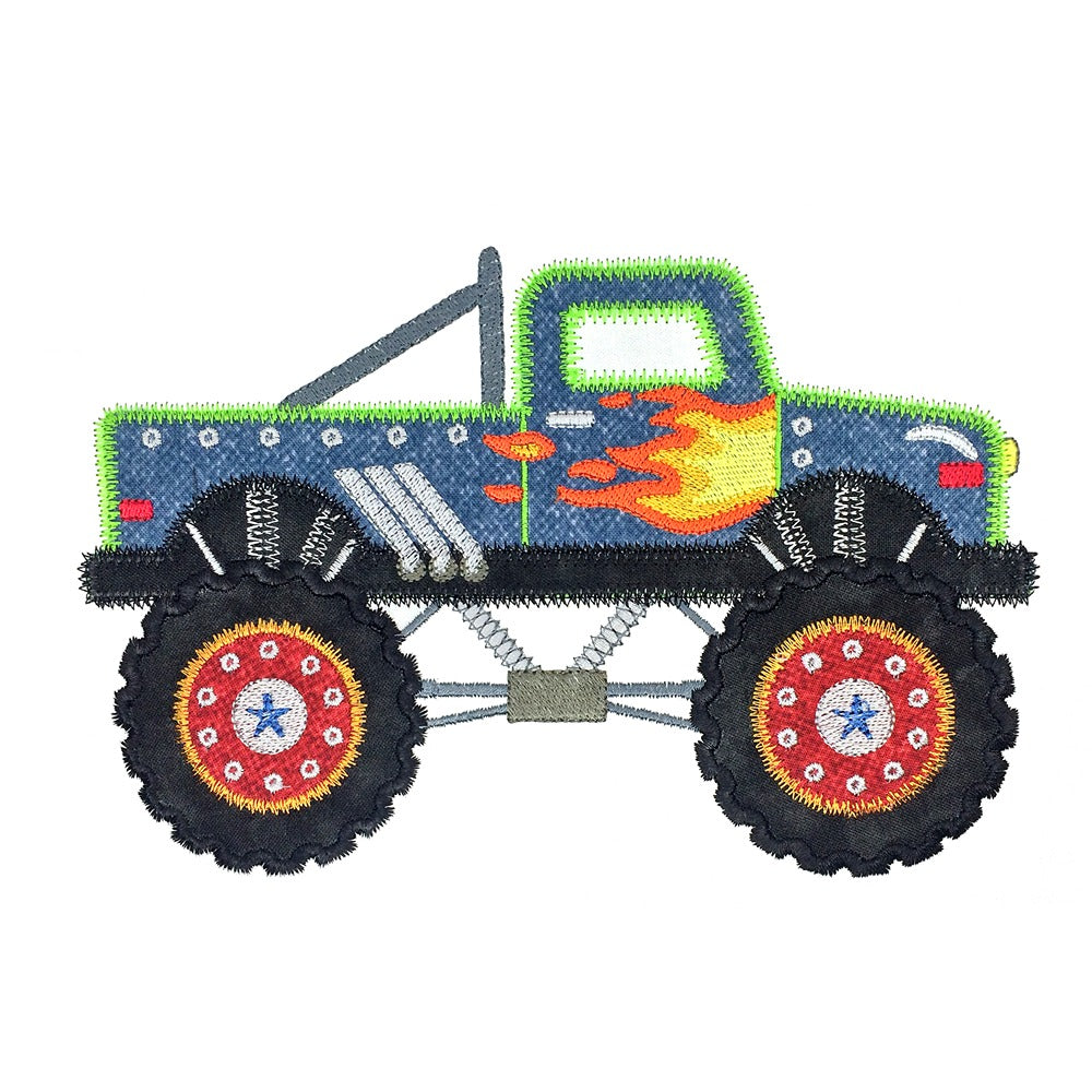 Monster Truck - Digital Download - craft pattern by V-Stitch Designs