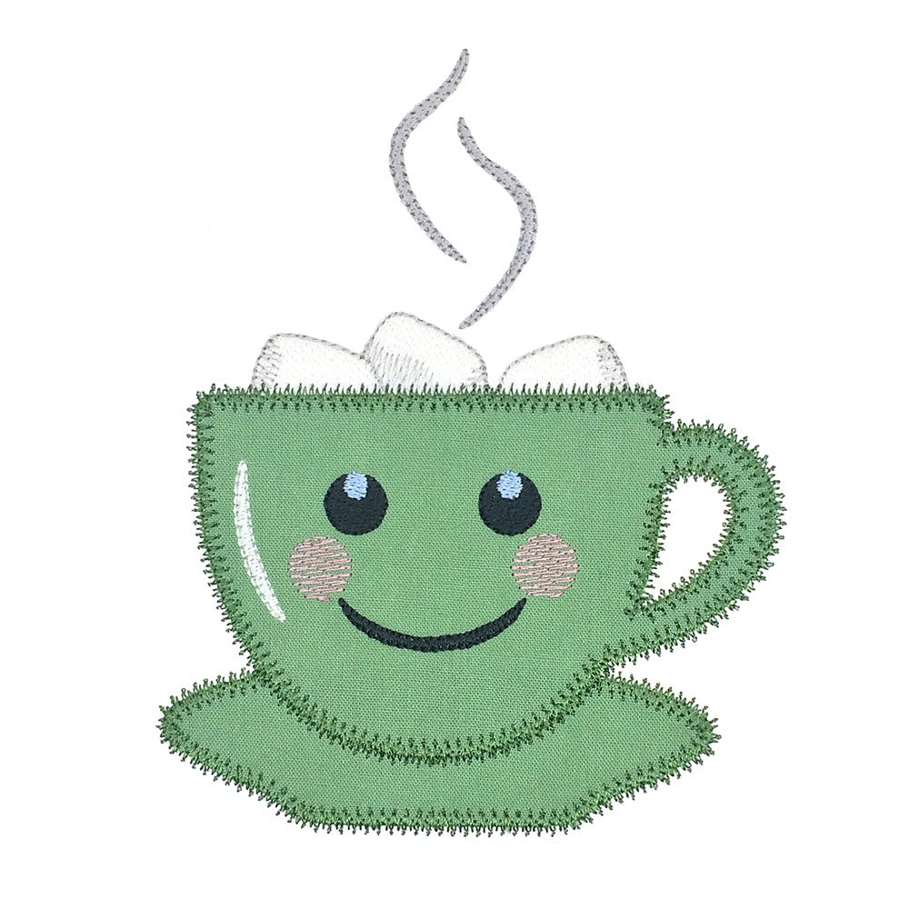 Coffee set -Digital Download - craft pattern by V-Stitch Designs - packaging