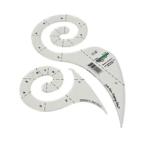 Quilter's Rule ⅛" Nautilus Long Tail Feather Tool