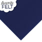 OESD Favourite Felt 8 x 12 inch polyester felt sheet in Navy for machine embroidery