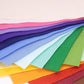 OESD Favourite Felt 8 x 12 inch polyester felt sheet showing different colours for machine embroidery