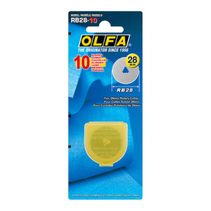 Genuine Olfa 28mm Replacement Blade Pack of 10 - In Olfa Packaging
