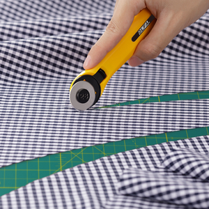 Genuine Olfa 28mm Rotary Cutter - Compact Blade and Handle Detail