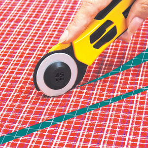 Genuine Olfa 45mm Rotary Cutter Original Handle - Cutting Fabric