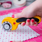 Genuine Olfa 45mm Wave Blade - Creates Decorative Wavy Edges on Fabric