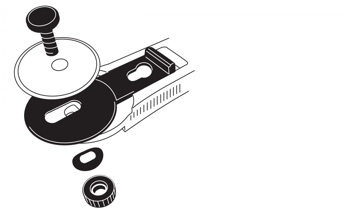 Genuine Olfa 60mm Rotary Cutter Original Handle  instructions for chnageing blade