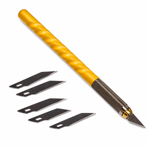 Olfa AK-1 Craft and Art Knife - Pen-Style Precision Cutting Tool with 5 Spare Blades