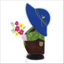 V-Stitch Designs Overall Sam with Flowers - Digital Download