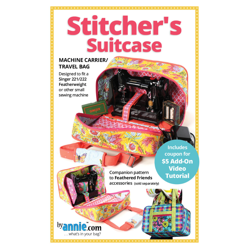 ByAnnie Stitchers Suitcase - sewing and crafts storage bag