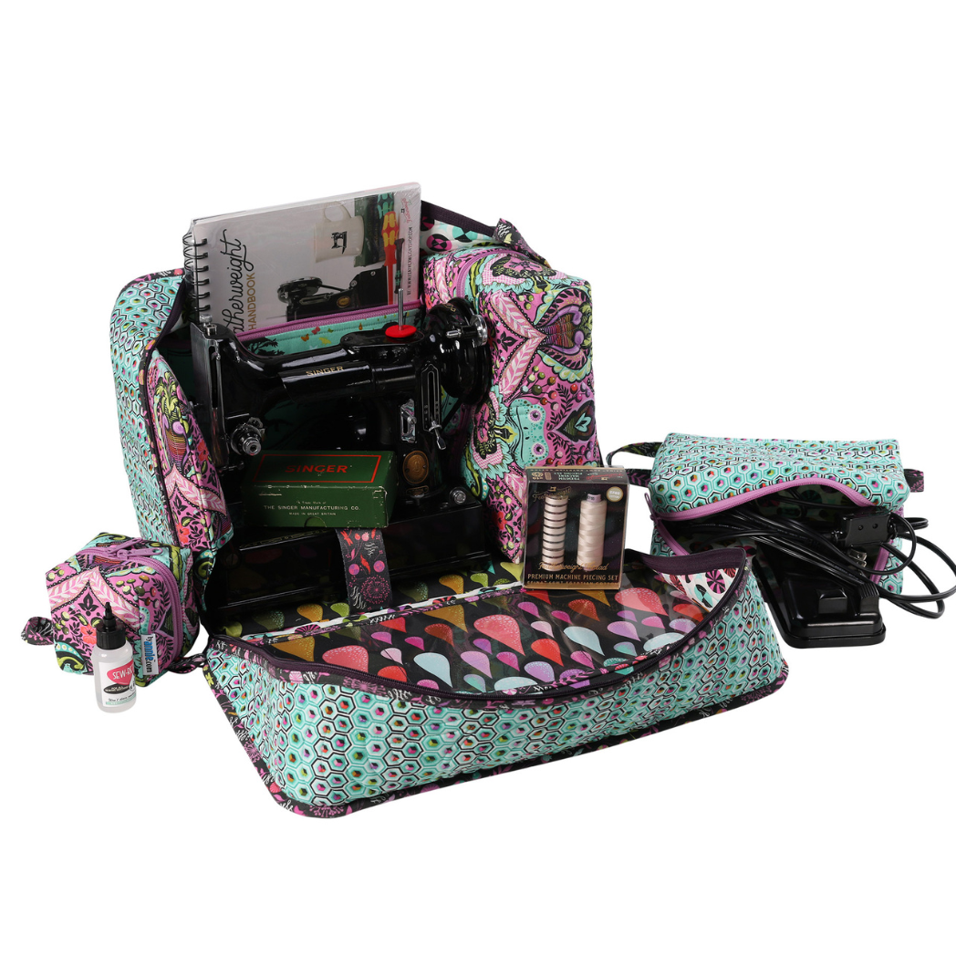 ByAnnie Stitchers Suitcase - sewing and crafts storage bag - in use